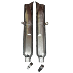 Komplet tłumików tłumiki  wydechowe M-72 rybki  SUROWY